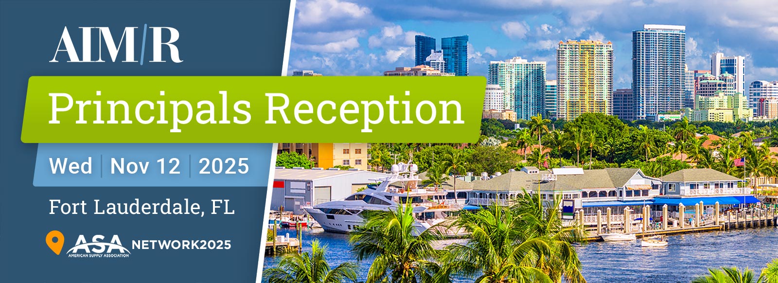 AIM/R Principals Reception 2025 (Fort Lauderdale, FL)