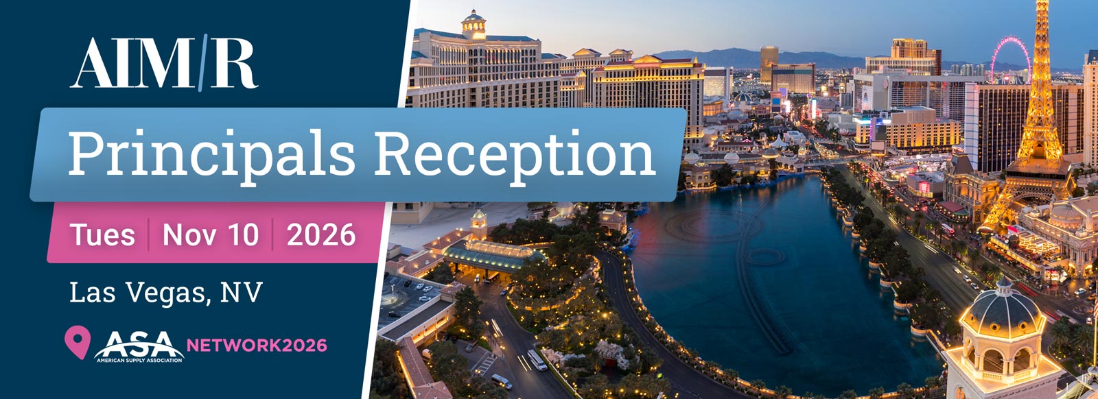 AIM/R Principals Reception 2026 (Las Vegas, NV)